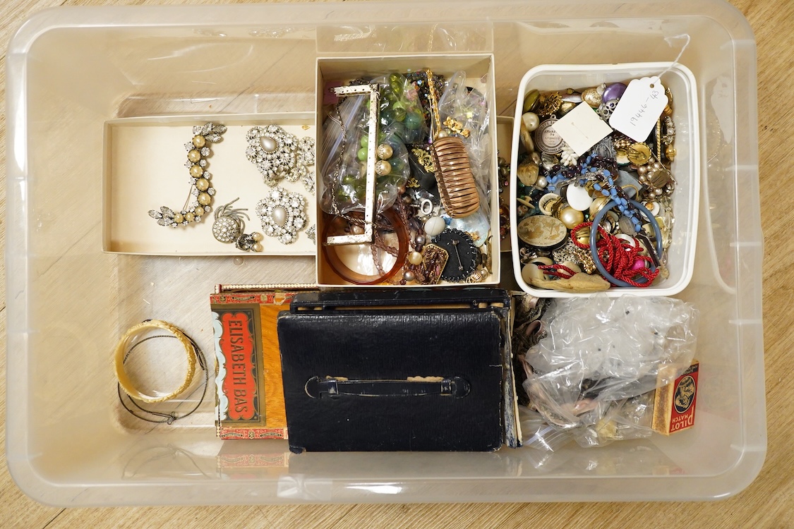 A large quantity of costume jewellery